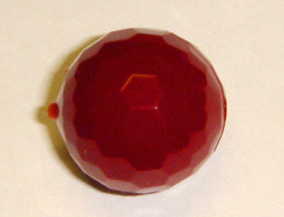 foto - PALLINA SFACCETTATA  BORDEAUX