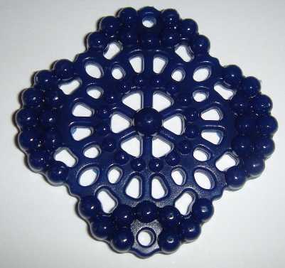 foto - ROMBO TRAFORATO BLU