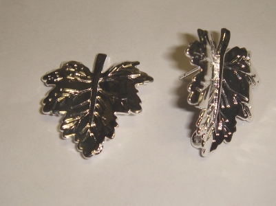 foto - FOGLIA DI VITE ARGENTO