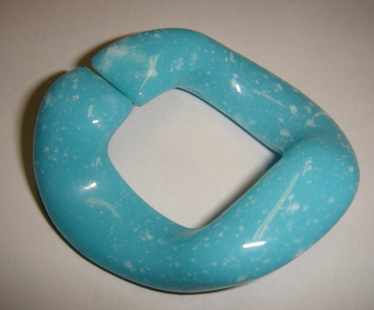 foto - MAGLIA AZZURRA EFFETTO MARMO