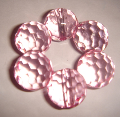 foto - CERCHIO DI PALLINE ROSA