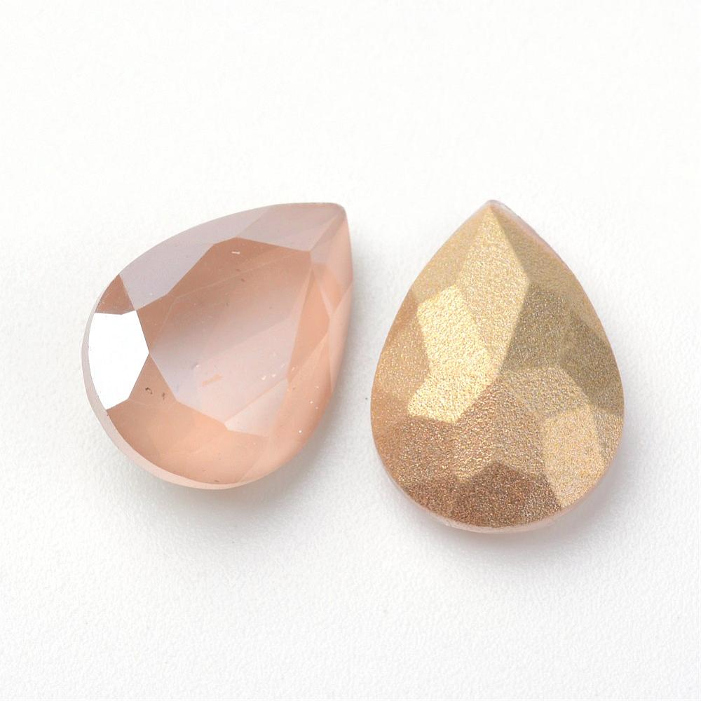 GOCCIA CIPRIA OPALE cabochon in cristallo effetto opale misura 14X10 mm 