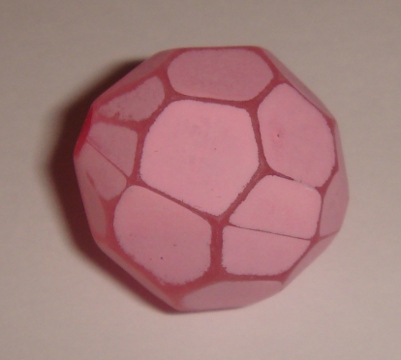 foto - PALLINA SFACCETTATA ROSA