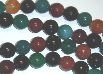 foto - FILO DI  AGATA MULTICOLOR