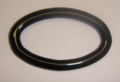 foto - OVALE FORATO NERO