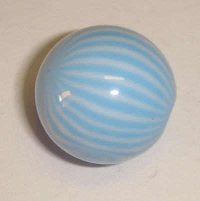 foto - PALLINA RIGATA BIANCA E AZZURRA