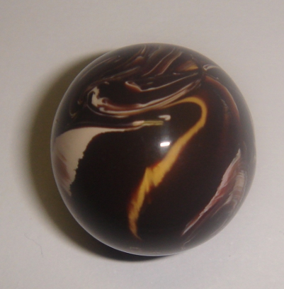 foto - PALLINA MARRONE VARIEGATA