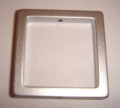 foto - QUADRATO GRANDE ARGENTO SATINATO