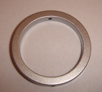 foto - CERCHIO GRANDE ARGENTO SATINATO