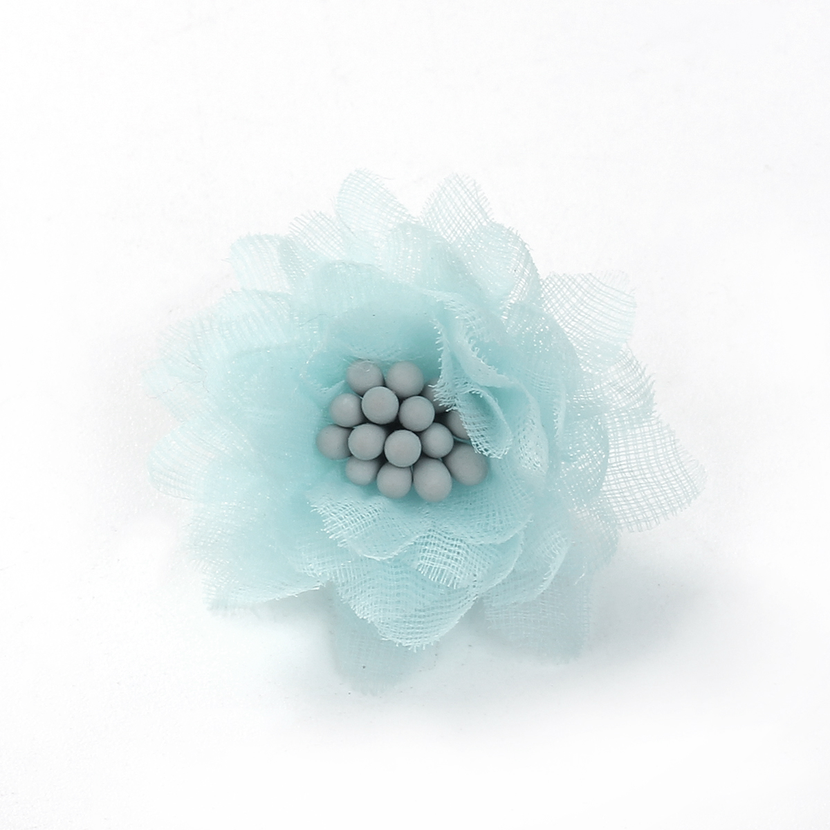 FIORE AZZURRO in organza 
