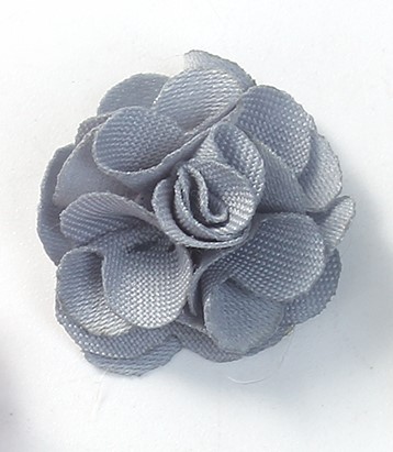 FIORELLINO GRIGIO in tessuto 