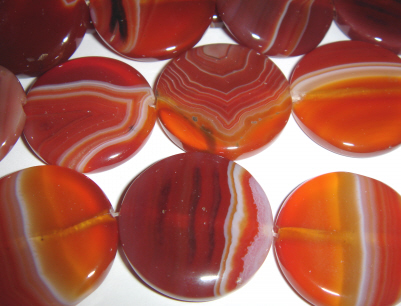 foto - PASTIGLIA IN AGATA NATURALE ROSSA