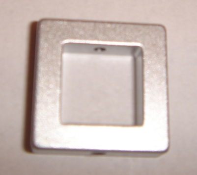 foto - QUADRATO PICCOLO ARGENTO SATINATO