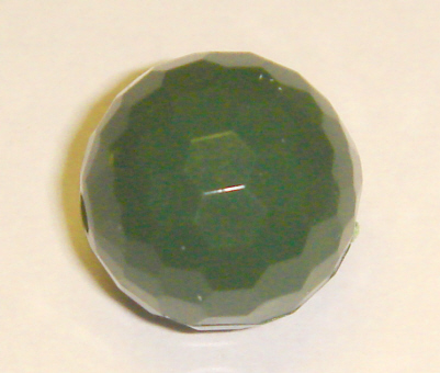 foto - PALLINA SFACCETTATA  VERDE BOTTIGLIA