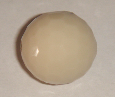 foto - PALLINA SFACCETTATA AVORIO