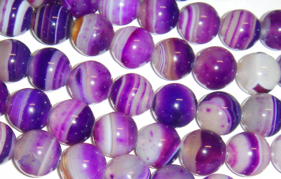 foto - PALLINA LISCIA IN AGATA VIOLA