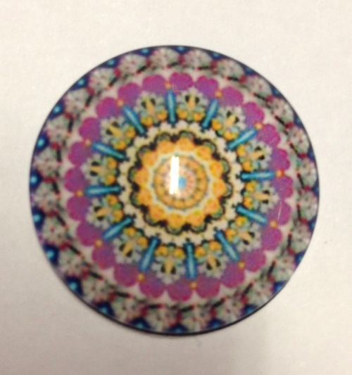 cabochon in vetro diametro 25 mm 