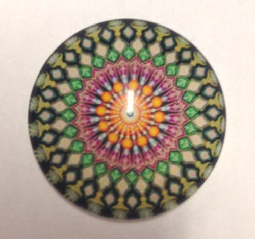 cabochon in vetro diametro 25 mm 