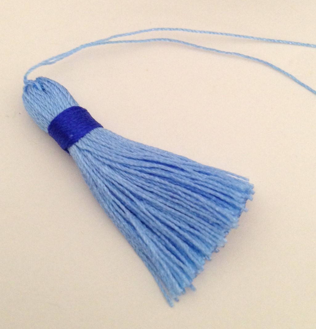 foto - COPPIA DI NAPPINE MEDIE AZZURRE