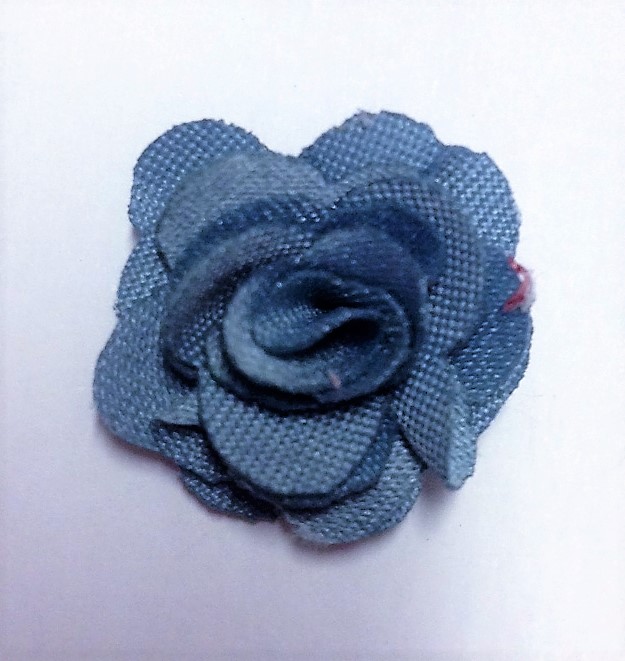 FIORELLINO  GRIGIO SCURO in tessuto